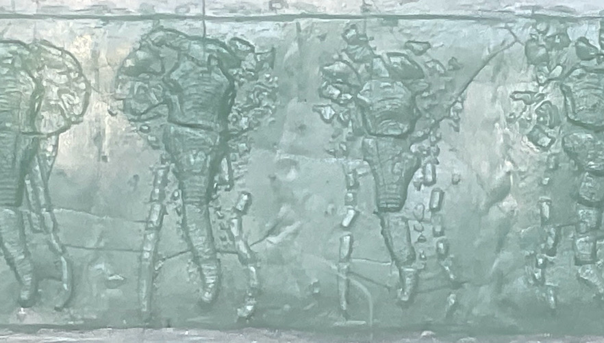 Shattered Elephant Sculpture